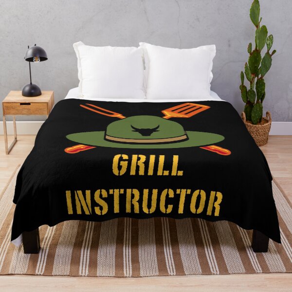 Item preview, Grill Instructor (Grilling / BBQ / Barbecue / Hat / NEG) designed and sold by MrFaulbaum.