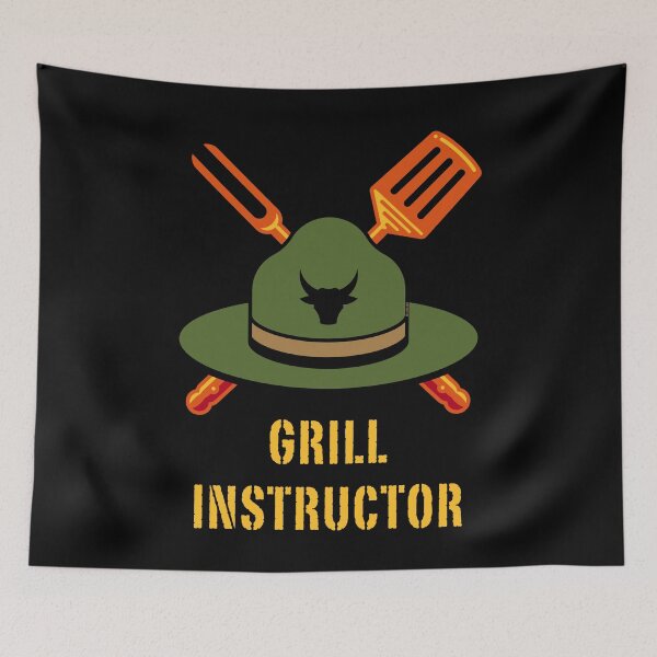 Item preview, Grill Instructor (Grilling / BBQ / Barbecue / Hat / NEG) designed and sold by MrFaulbaum.