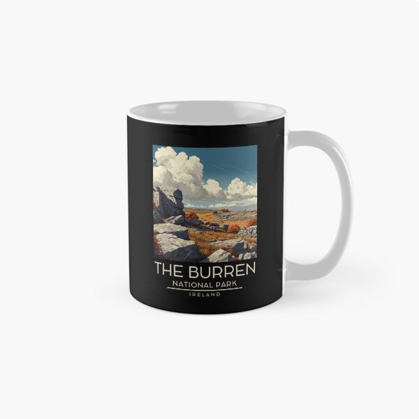 Item preview, A Vintage Illustration of The Burren National Park - Ireland  designed and sold by GoodOldVintage.