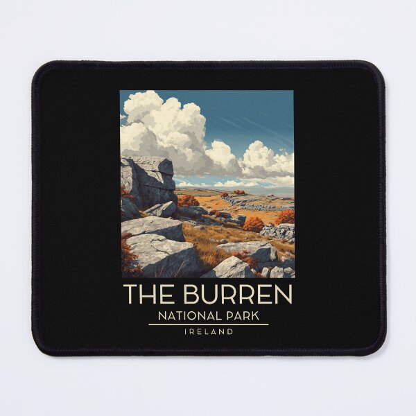 Item preview, A Vintage Illustration of The Burren National Park - Ireland  designed and sold by GoodOldVintage.