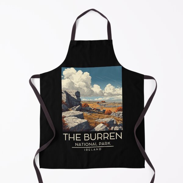 Item preview, A Vintage Illustration of The Burren National Park - Ireland designed and sold by GoodOldVintage.