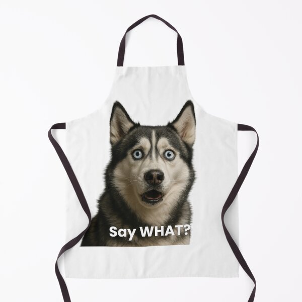 Item preview, Sassy Siberian Husky Surprise – Funny Dog Portrait for Pet Lovers designed and sold by Chords & Cotton.