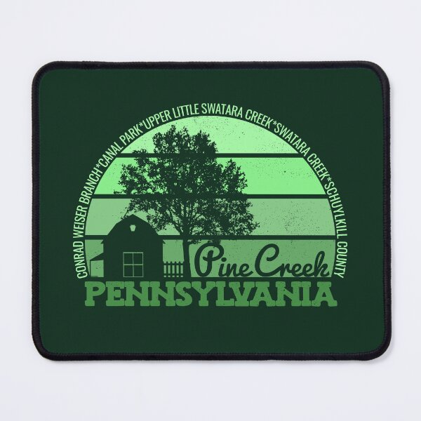 Item preview, Pine Creek Pennsylvania Sunset Retro Vintage Local Pride Logo designed and sold by CRHPOD20.