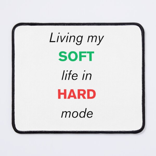 Item preview, Soft Life in Hard Mode – Gen Z Aesthetic Shirt designed and sold by 5thAcc.