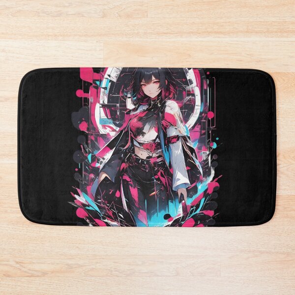 Item preview, Alegant Anime Girl in Floral Streetwear Fantasy designed and sold by Ritik11.