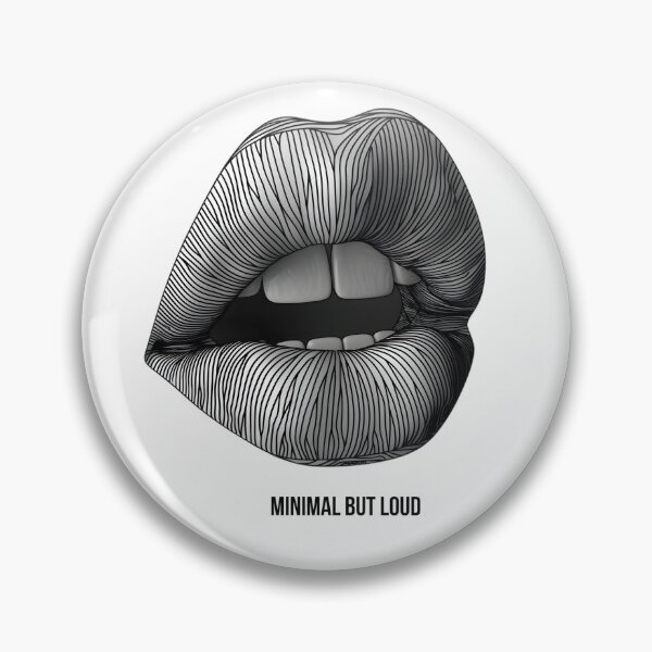 Item preview, Minimal But Loud – Abstract Line Art Lips Design designed and sold by MatvHelen.