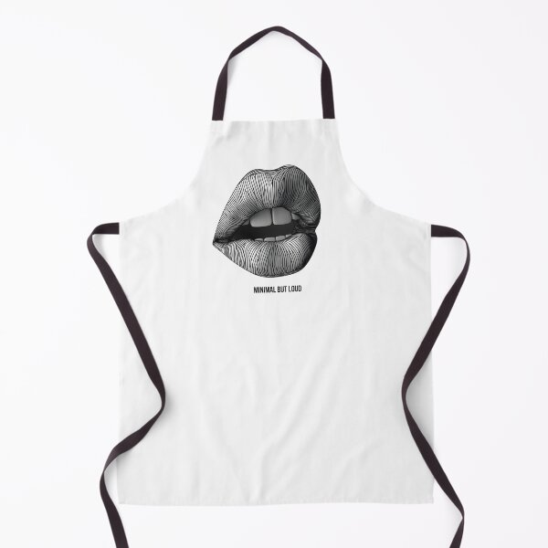 Item preview, Minimal But Loud – Abstract Line Art Lips Design designed and sold by MatvHelen.