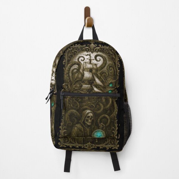 Item preview, Abyssal Compass: Skeleton Navigator & Kraken’s Embrace designed and sold by Shoot-The-Moon.
