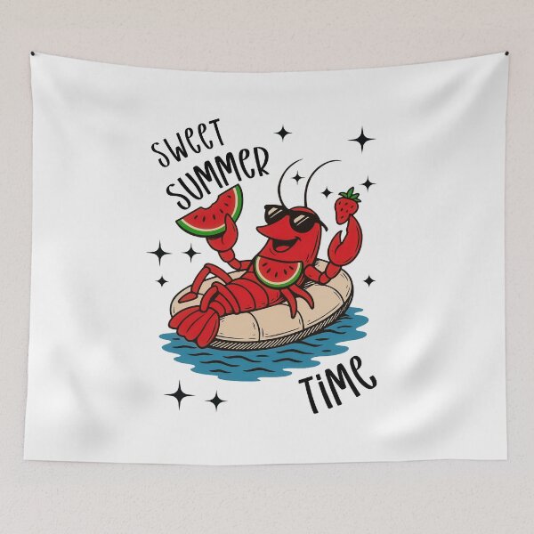 Item preview,  Sweet Summer Time Lobster, Beach Strawberry Saying Funny designed and sold by Run to Creations.