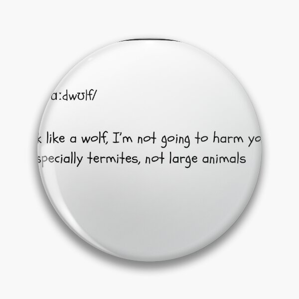 Item preview, A blunt definition of Aardwolves designed and sold by constitutum.