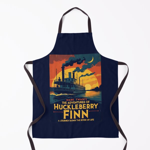 Item preview, A Vintage Poster of Mark Twain - The Adventures of Huckleberry Finn designed and sold by GoodOldVintage.