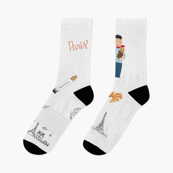 Item preview, Chic Paris Pack – French Vibes, Croissant, Macaron, Eiffel Tower & More designed and sold by MetaMuralStudio.