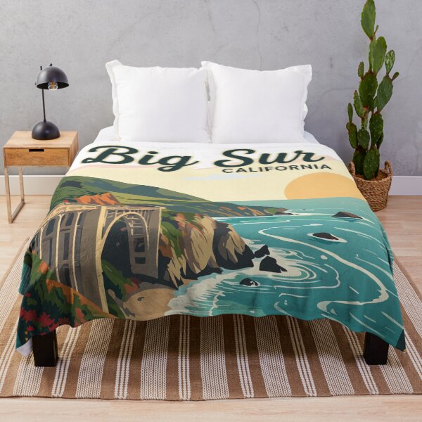 Item preview, Big Sur California – Ocean Cliffs and Coastal Bloom designed and sold by pixelated_echoes.