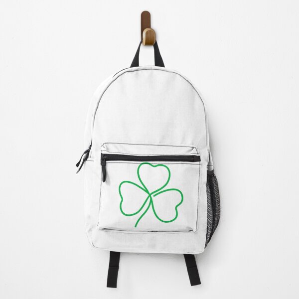 Item preview, Green Shamrock Line Art with Heart-Shaped Leaves designed and sold by ArtfulWeave.