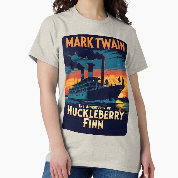 Item preview, Ein Vintage-Poster von Mark Twain – Die Abenteuer des Huckleberry Finn designed and sold by GoodOldVintage.