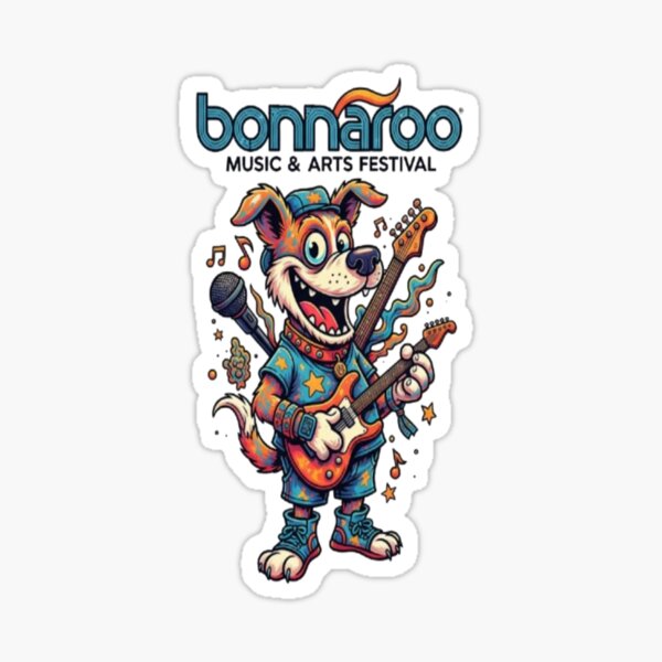 Artikel-Vorschau von Bonnaroo Vibes – Retro-Design des Musik- und Kunstfestivals, designt und verkauft von Dog collection .