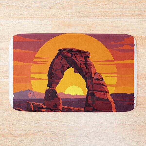 Item preview, Arches National Park – Sunset Over Delicate Arch designed and sold by pixelated_echoes.