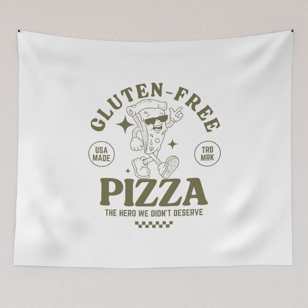 Item preview, Gluten-free pizza: the hero we don't deserve designed and sold by Peerless-Prime.