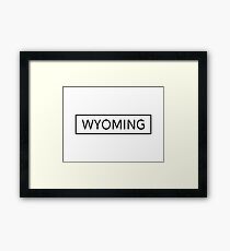 wyoming Framed Print