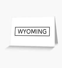 wyoming Greeting Card