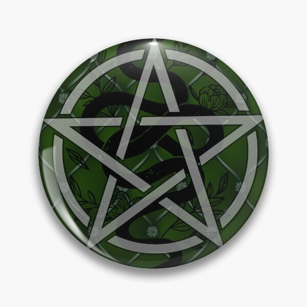 Item preview, green snake but actually witchy  designed and sold by ohno_ophelia.