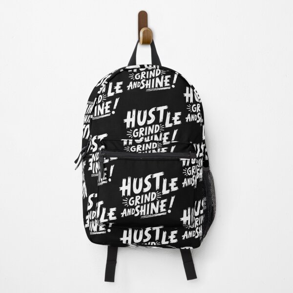 Item preview, Hustle, Grind, and Shine – Bold Motivational Typography designed and sold by GRITMOOD.