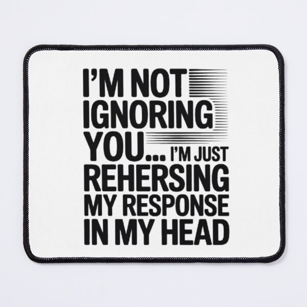 Item preview, Funny Overthinking Introvert Shirt – Rehearsing My Response Quote designed and sold by BYTRINOOO.