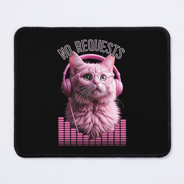 Item preview, Cat DJ No Requests Kitty Headphones Equalizer Music designed and sold by GrandeDuc.