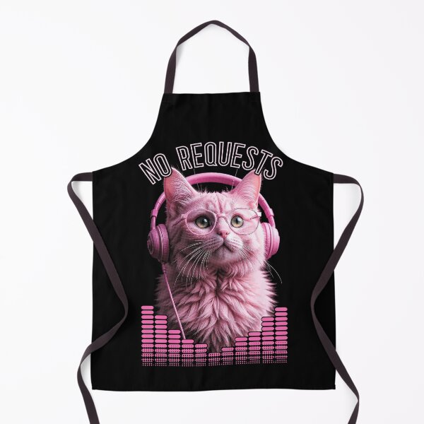 Item preview, Cat DJ No Requests Kitty Headphones Equalizer Music designed and sold by GrandeDuc.