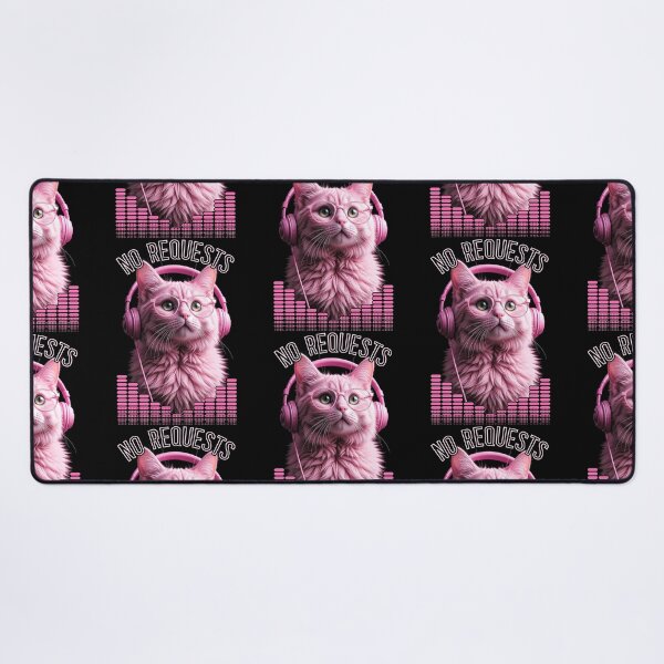 Item preview, Cat DJ No Requests Kitty Headphones Equalizer Music designed and sold by GrandeDuc.
