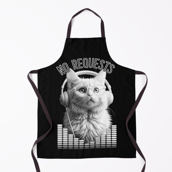 Item preview, Cat DJ No Requests Kitty Headphones Equalizer Music designed and sold by GrandeDuc.