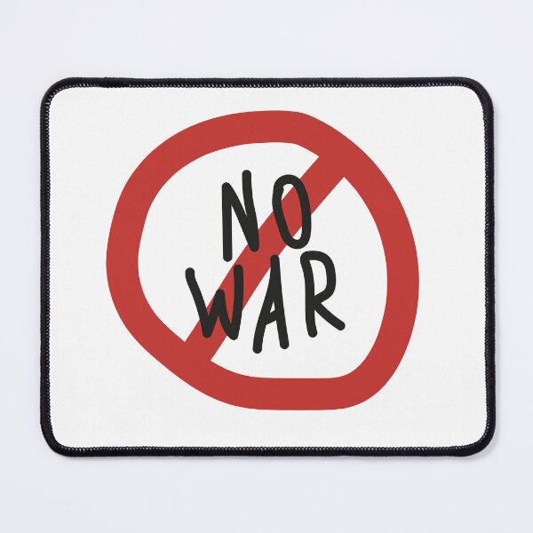 Item preview, Bold Statement Against War and Violence design designed and sold by Relevant Merch.