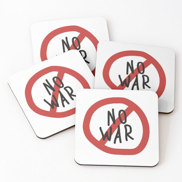Item preview, Bold Statement Against War and Violence design designed and sold by Relevant Merch.