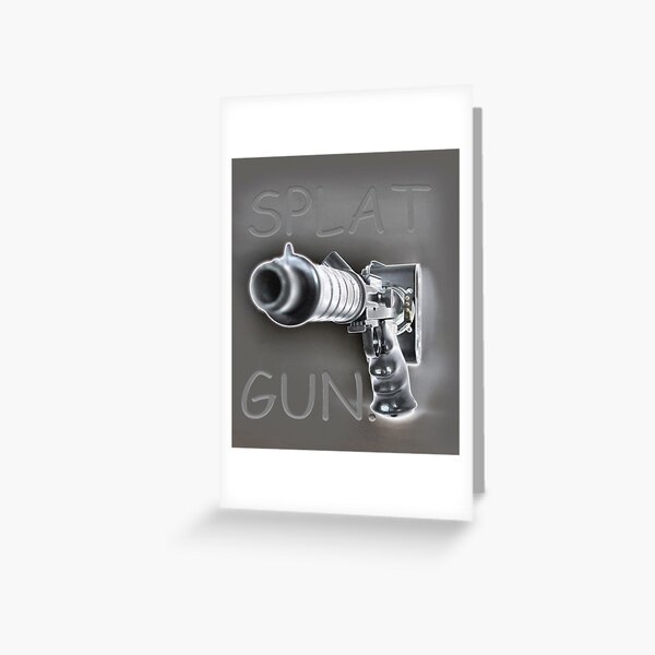 Vista previa del artículo con la obra «Splat Gun.», diseñado y vendido por Andrew Nawroski.