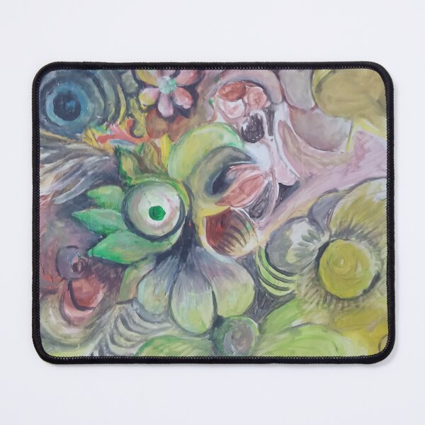 Item preview, Acrylic painting of a chicken intertwined with nature designed and sold by ShirtArtisto.