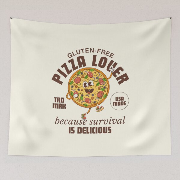 Item preview, Gluten-free pizza lover, because survival is delicious designed and sold by Peerless-Prime.