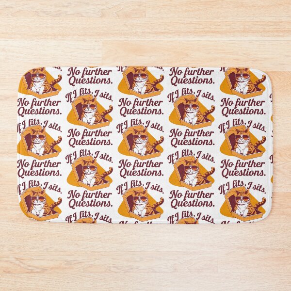 Item preview, If I Fits I Sits – Funny Pizza Box Cat Attitude designed and sold by Taans-Creation.