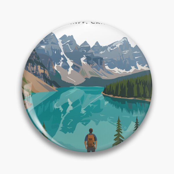 Item preview, Moraine Lake – Tranquil Waters in Banff National Park designed and sold by pixelated_echoes.