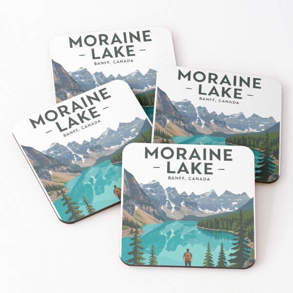 Item preview, Moraine Lake – Tranquil Waters in Banff National Park designed and sold by pixelated_echoes.