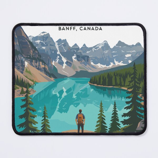 Item preview, Moraine Lake – Tranquil Waters in Banff National Park designed and sold by pixelated_echoes.