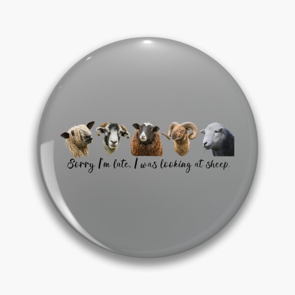 Item preview, Sorry I'm Late, I Was Looking at Sheep designed and sold by Jane Stanley Photography.