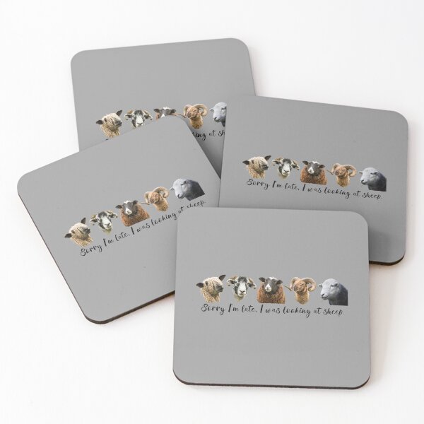 Item preview, Sorry I'm Late, I Was Looking at Sheep designed and sold by Jane Stanley Photography.