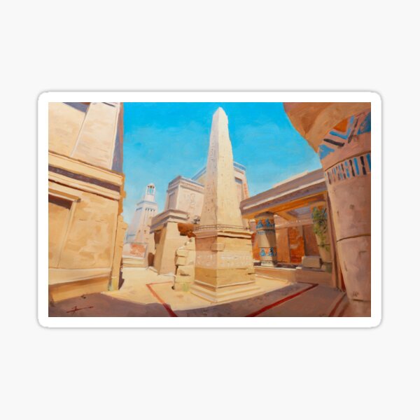 CS2 Anubis - B Site, Oil Painting Sticker