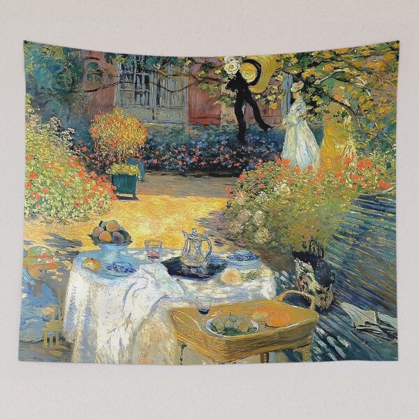 Item preview, Claude Monet, The Luncheon, 1876, Impressionism, Landscape Art, French Painter, Claude Monet Gift designed and sold by Artistic Gift Print.