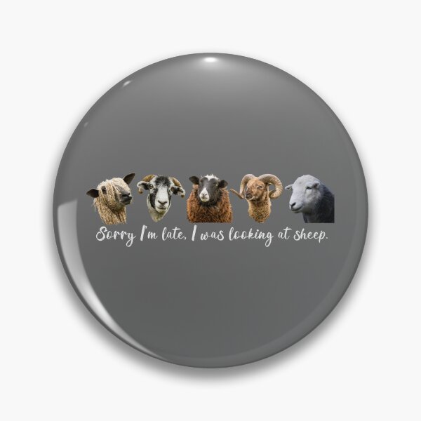 Item preview, Sorry I'm Late, I Was Looking at Sheep II designed and sold by Jane Stanley Photography.
