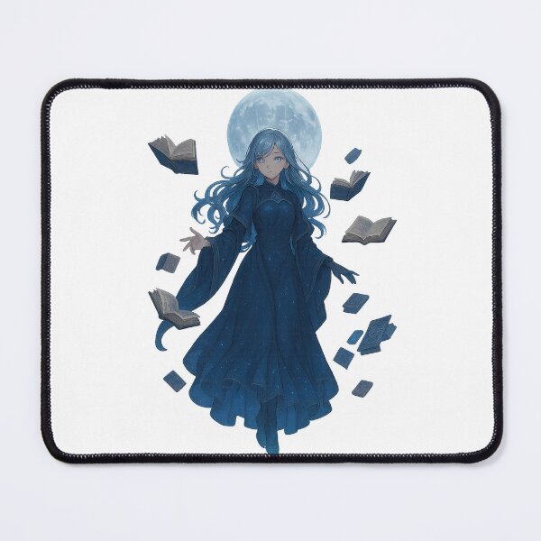 Item preview, Moonlit Sorceress with Floating Books designed and sold by QuirkWears.