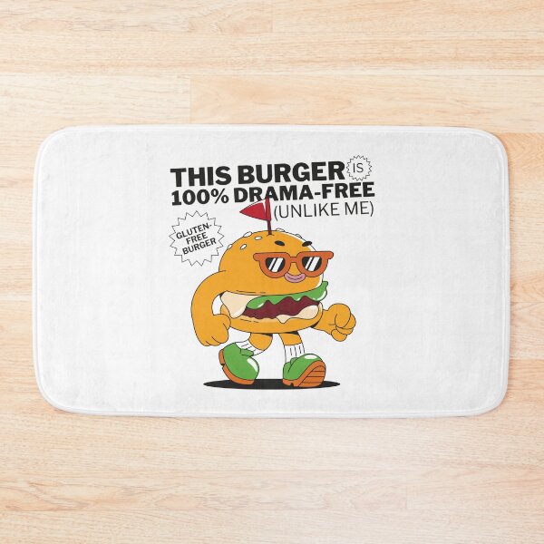 Item preview, This burger is 100%drama-free (unlike me) designed and sold by Peerless-Prime.