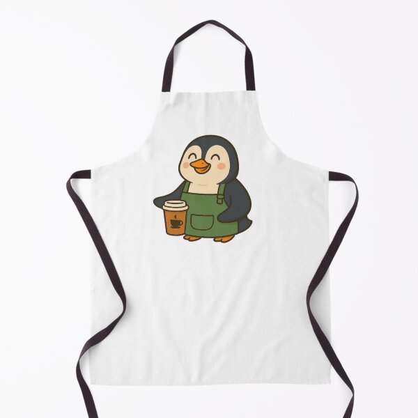Item preview, Penguin Barista designed and sold by 2competent4life.