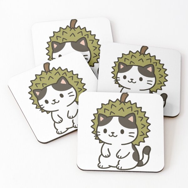 Item preview, Cute Durian Cat designed and sold by JaiJaiArt.