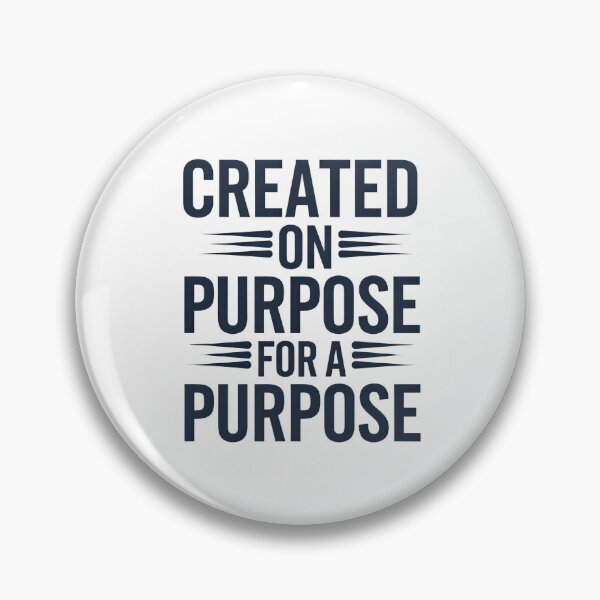 Item preview, Created On Purpose For a Purpose Inspirational Quote Design designed and sold by Zanigold.